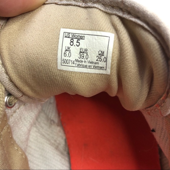 Vans Sneakers Metallic Gold Palm Leaf - Picture 8 of 8